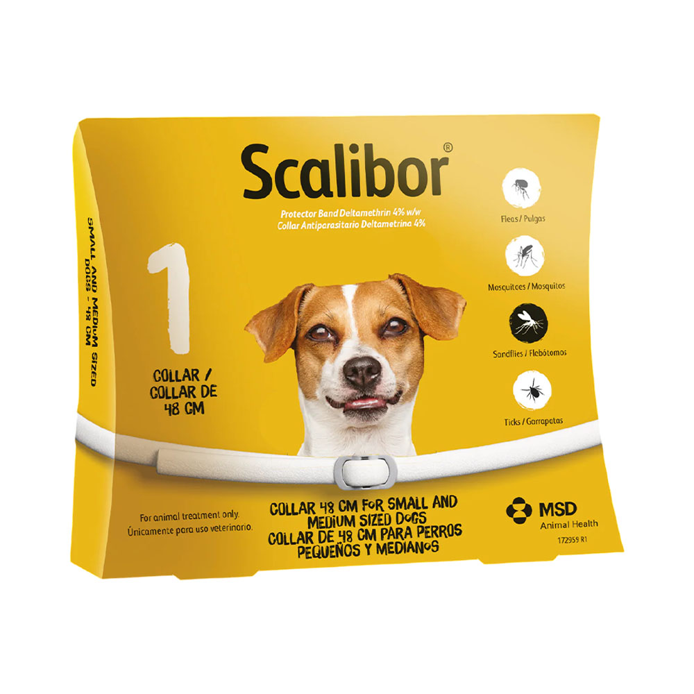 Colar Antiparasitário Scalibor 48 CM