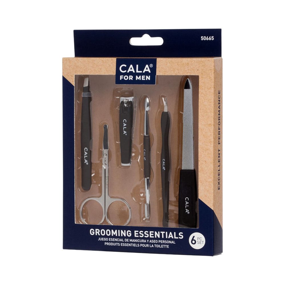Conjunto de Manicure Cala Grooming Essentials com 6 Peças