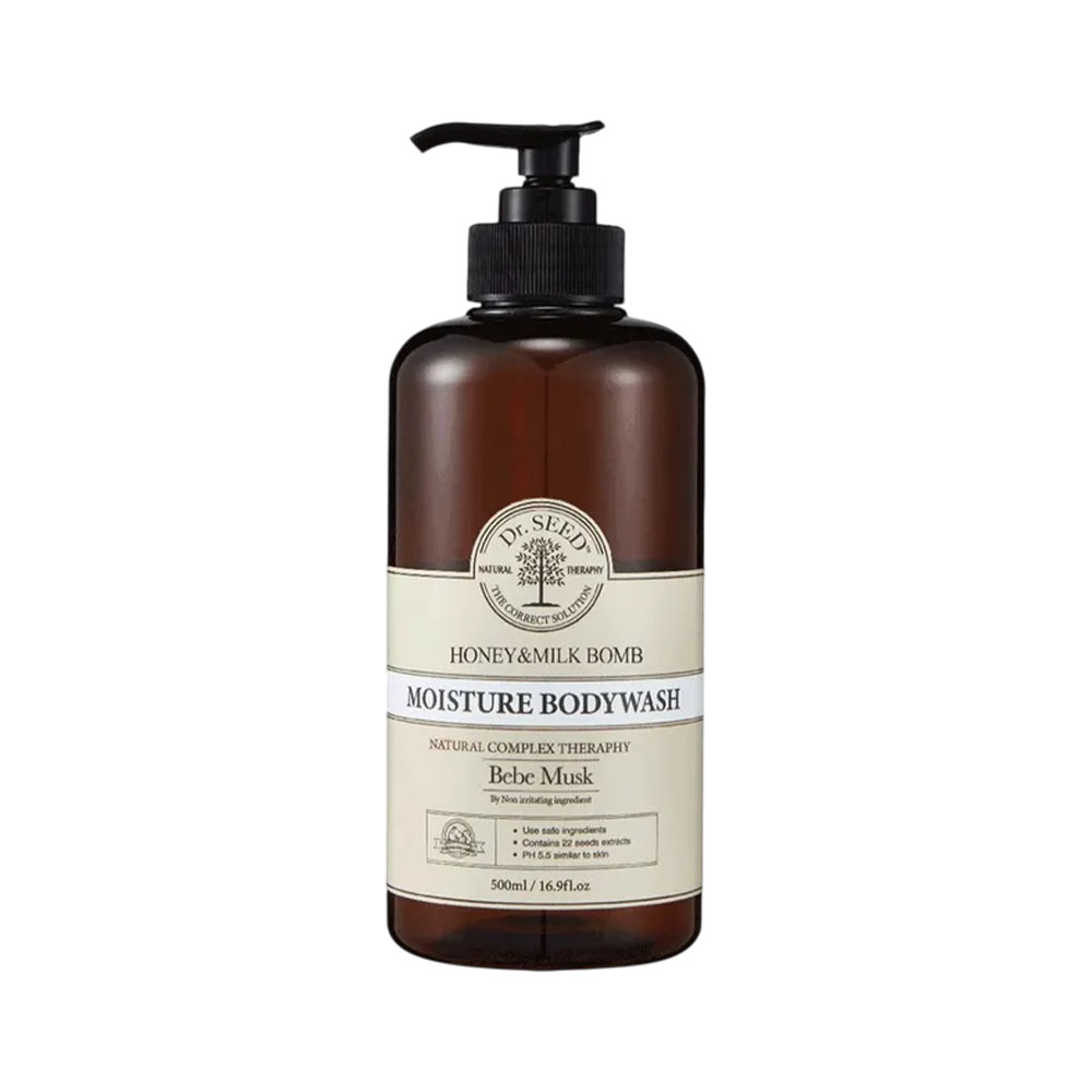 Gel de Banho Dr.seed Honey &amp; Milk Bomb Moisture Bebe Musk 500ML