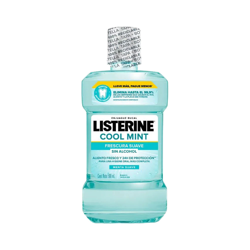 Enxaguante Bucal Listerine Cool Mint Hortelã Suave 500ML