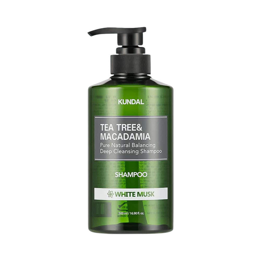 Shampoo Kundal Tea Tree &amp; Macadamia White Musk 500ML