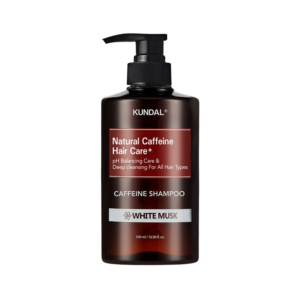 Shampoo Kundal Natural Caffeine White Musk 500ML