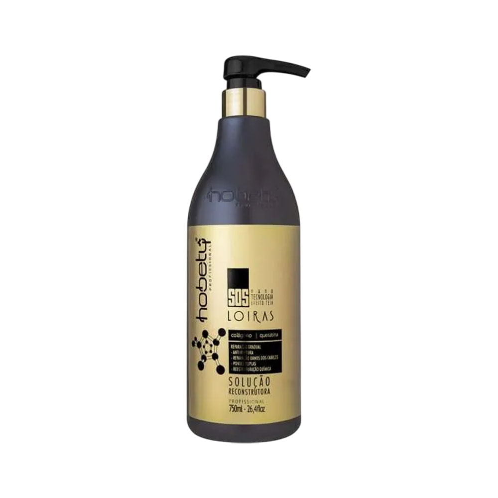 Tratamento Capilar Hobety Sos Loiras Solução Reconstrutora 750ML