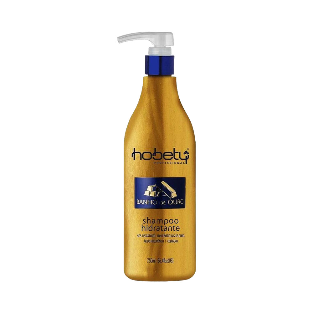 Xampu Hobety Banho de Ouro 750ML