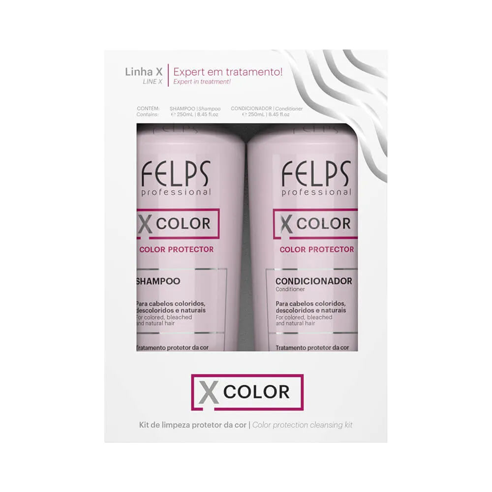 Kit Felps Xampu e Condicionador Xcolor 250ML