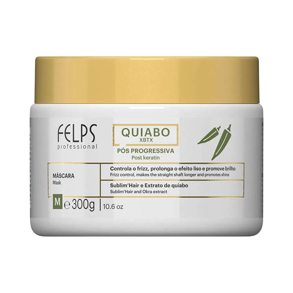 Máscara Capilar Felps Quiabo Xbtx Post Keratin 300GR