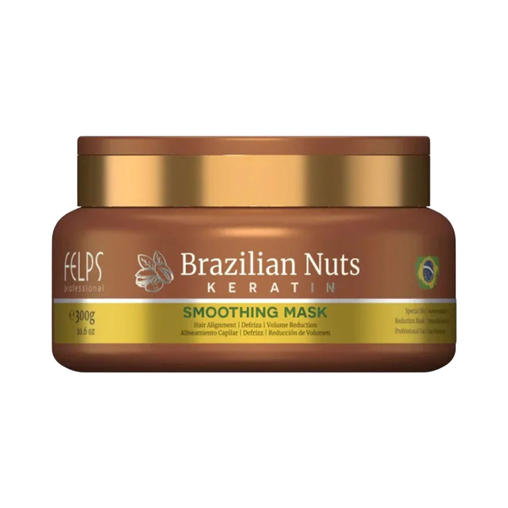 Máscara Capilar Felps Brazilian Nuts Keratin Smoothing 300GR