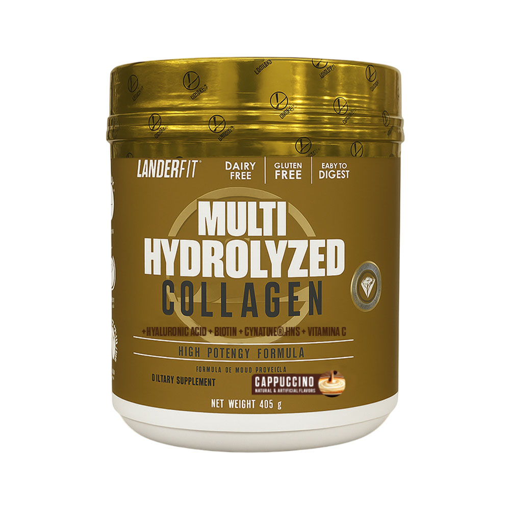 Suplemento Landerfit Multi Hydrolyzed Collagen Cappucino 405GR