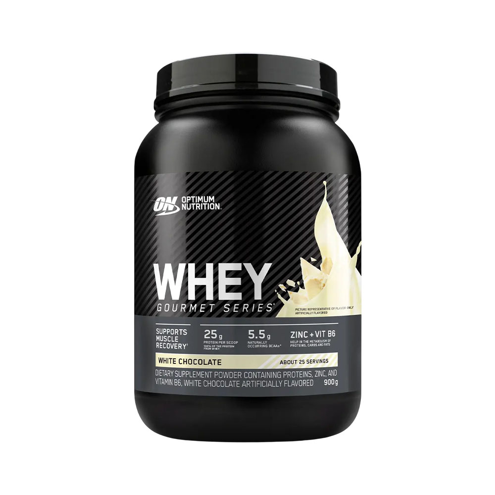 Suplemento Optimum Nutrition Whey Gourmet Series Latan White Chocolate 900GR