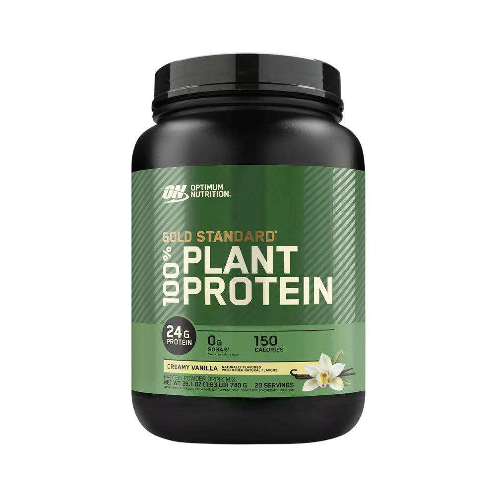 Suplemento Optimum Nutrition Gold Standard 100% Plant Protein Creamy Vanilla 1.63LB
