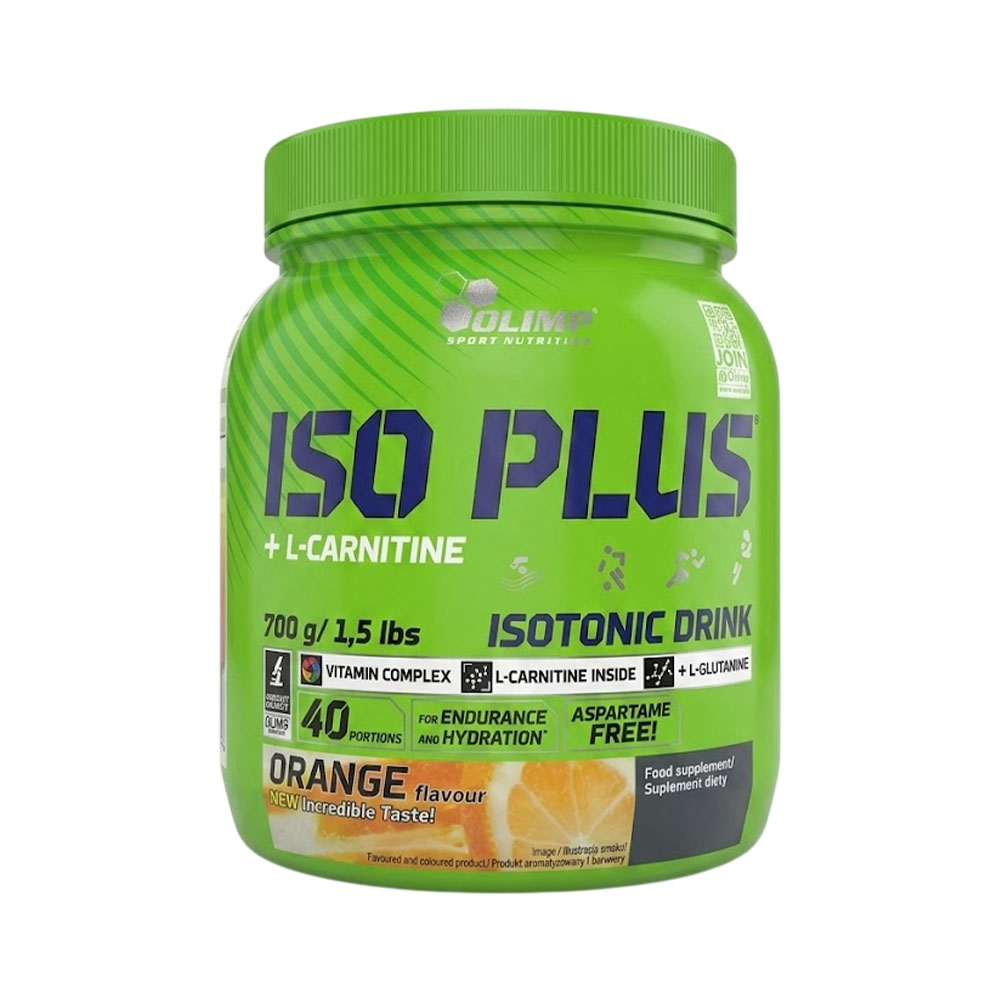 Suplemento Olimp Sport Nutrition Iso Plus + L-carnitine Orange 700GR
