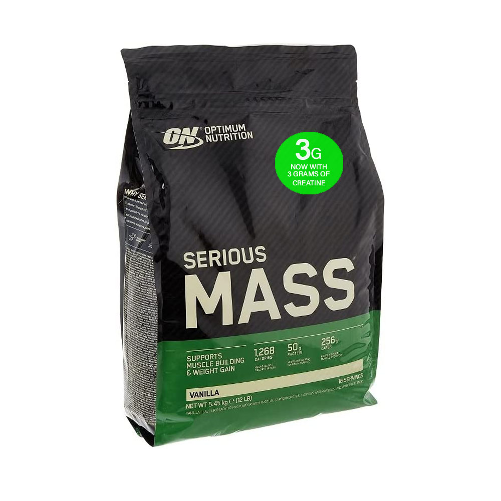 Suplemento Optimum Nutrition Serious Mass Vanilla 5.44KG