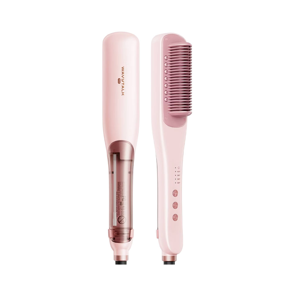 Escova Alisadora Wavytalk Steamline PRO Steam Straightener Pink Bivolt