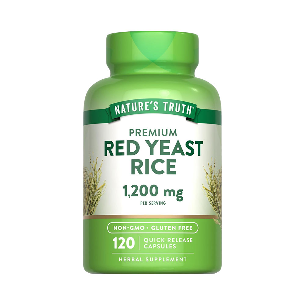 Vitamina Nature's Truth Red Yeast Rice 1200MG 120 Cápsulas