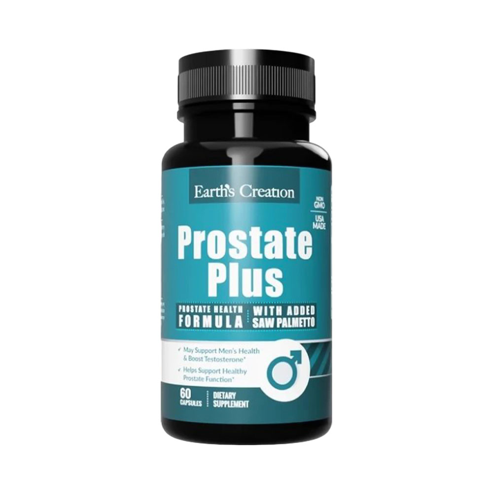 Prostate Plus Earth's Creation With Saw Palmetto 60 Capsulas