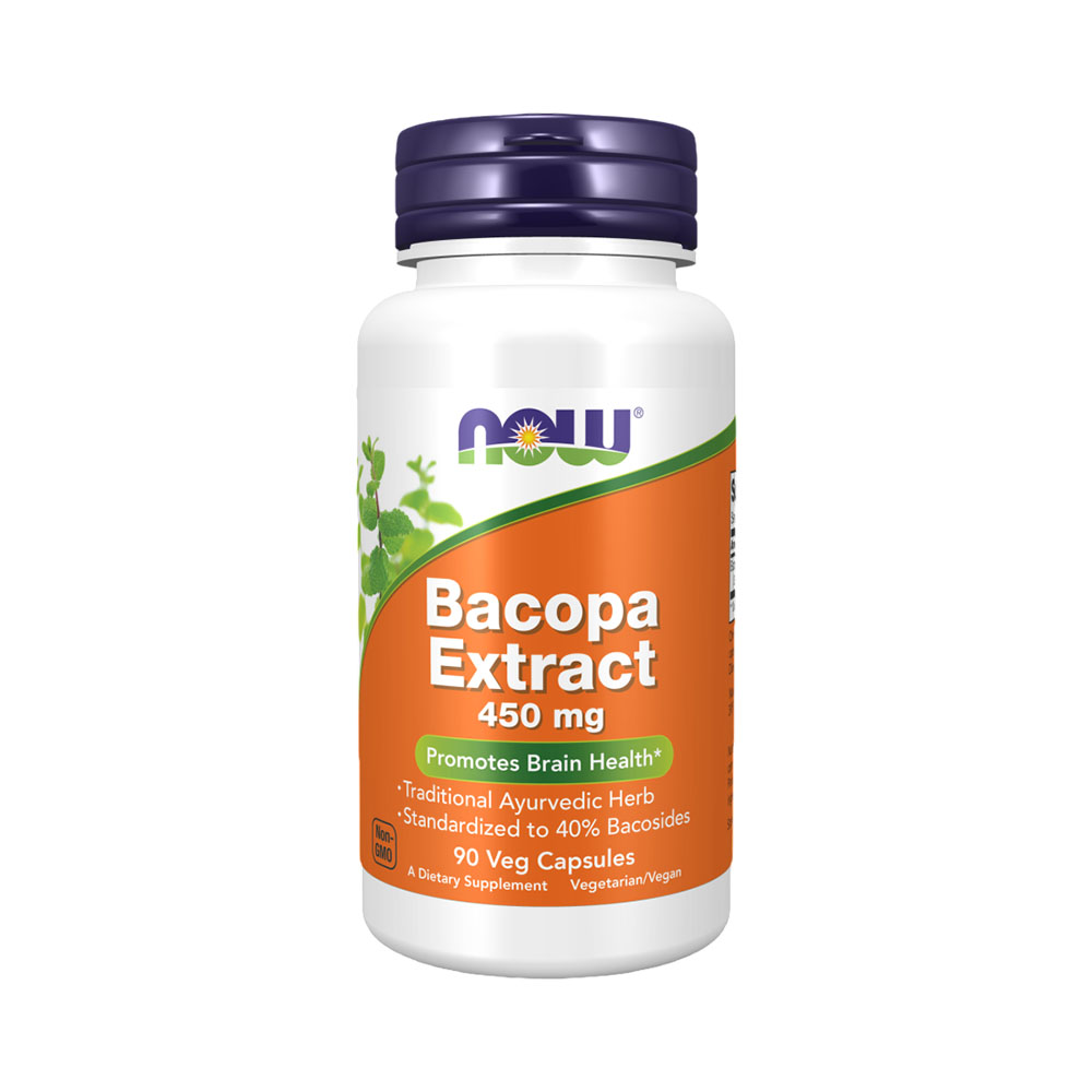 Vitamina Now Bacopa Extract 450MG 90 Cápsulas