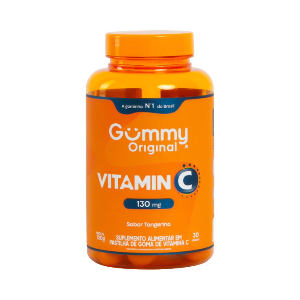 Vitamina Gummy Vitamin C Tangerina 130MG 30 Gummies