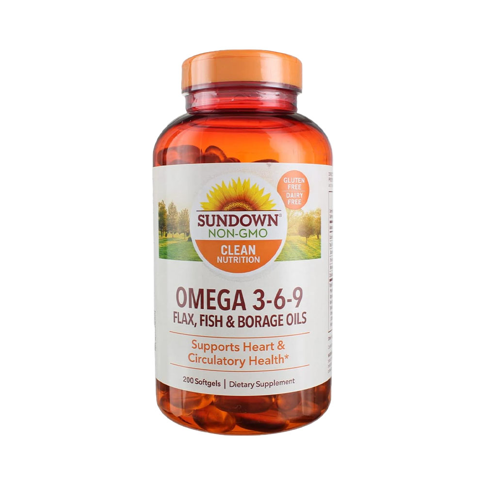 Vitamina Sundown Omega 3-6-9 200 Softgels
