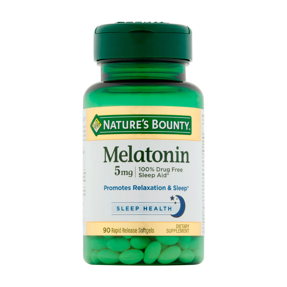 Melatonin Nature's Bounty 5MG 90 Softgel