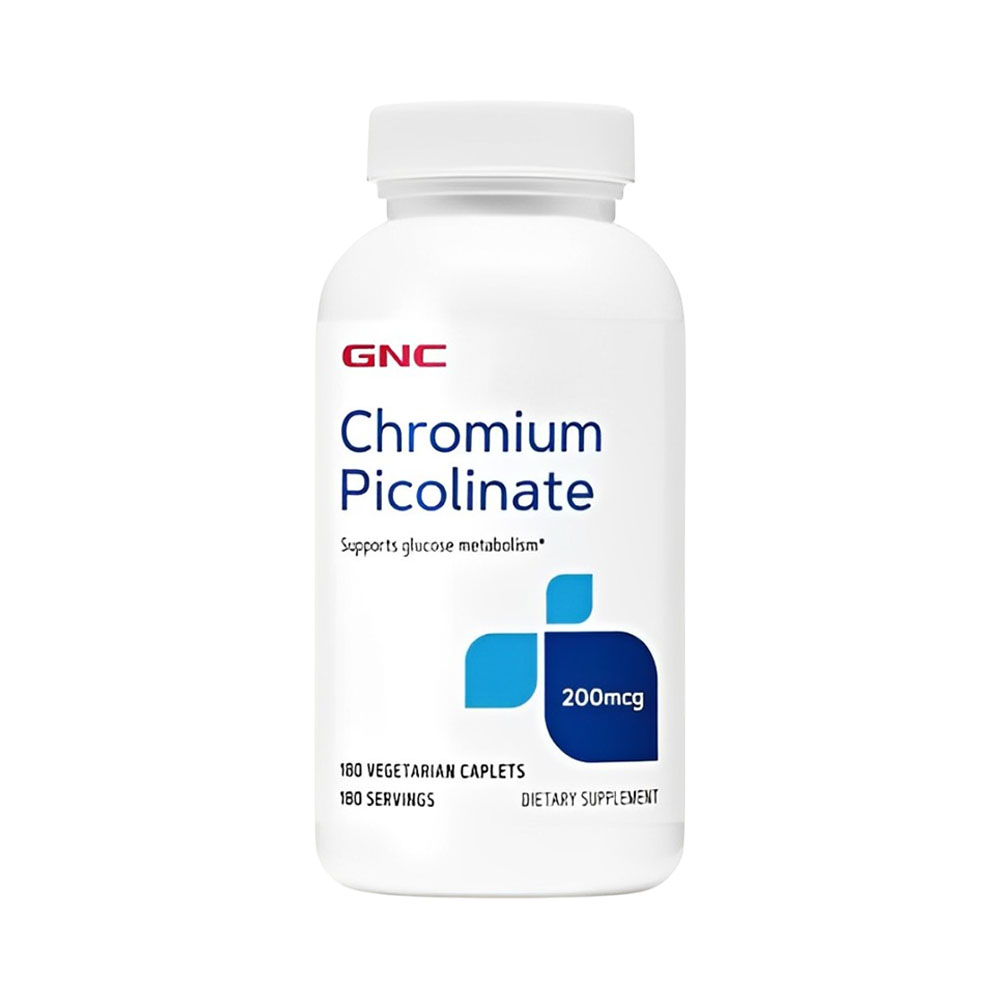 Suplemento Dietético Gnc Chromium Picolinate 200MCG 180 Cápsulas