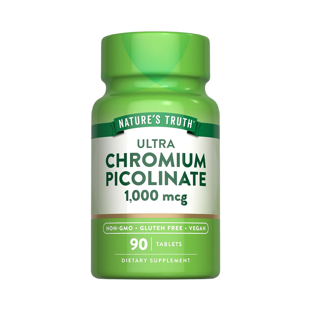 Vitamina Nature's Truth Chromium Picolinate 1000MCG 90 Cápsulas