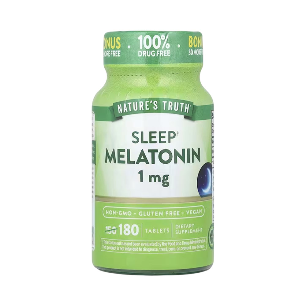 Melatonin Nature's Truth 1mg 180 Tabs
