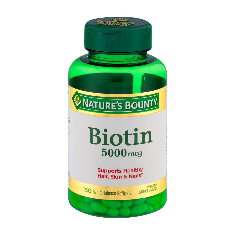 Biotin Nature's Bounty 500mcg 150 Softgels