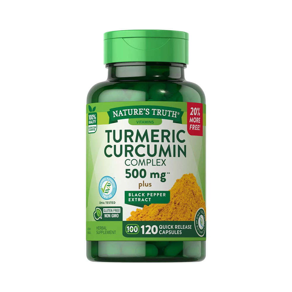 Turmeric Curcumin Nature's Truth Complex 500mg 120 Capsulas