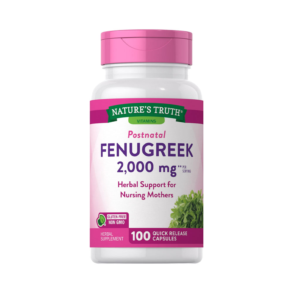 Vitamina Nature's Truth Postnatal Fenugreek 2000MG 100 Cápsulas