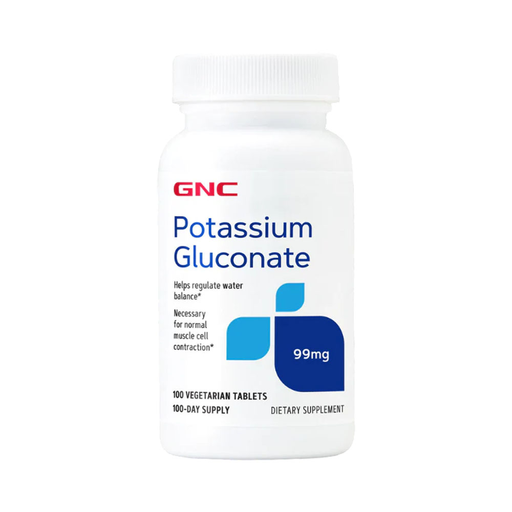 Suplemento Dietético Gnc Potassium Gluconate 99MG 100 Cápsulas