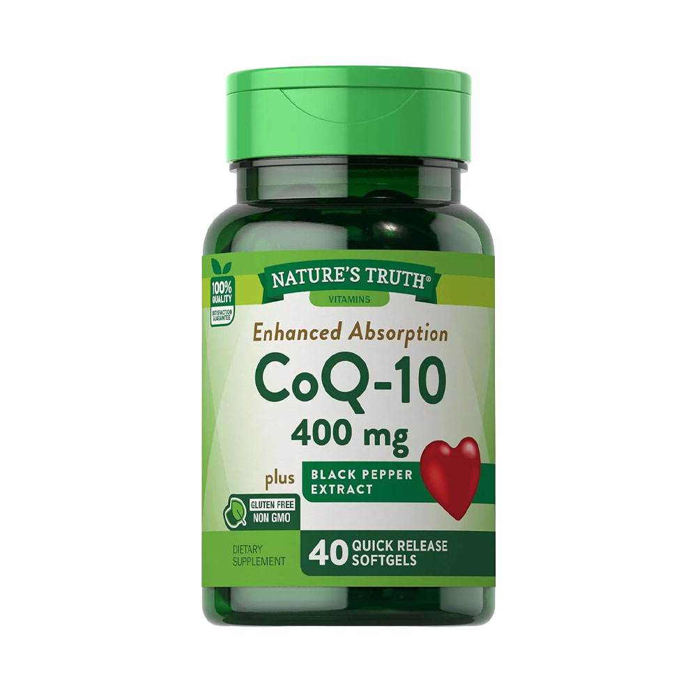 Vitamina Nature's Truth CoQ-10 400MG 40 Cápsulas