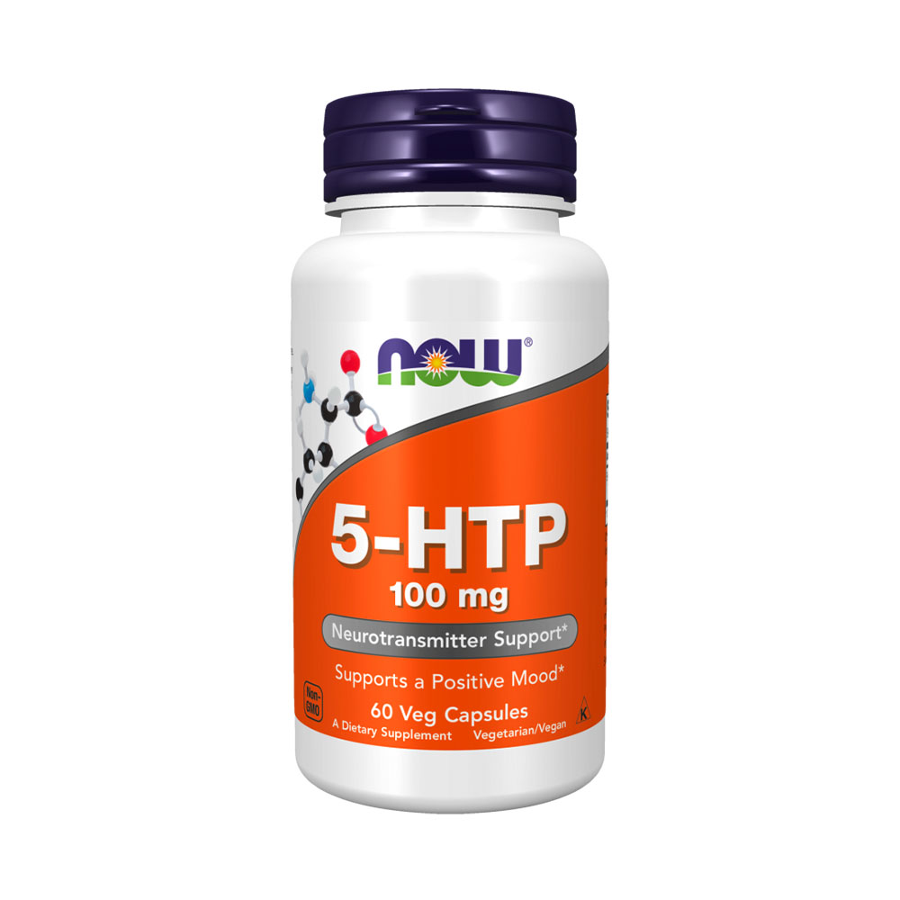 Suplemento Now Sports 5-HTP 100MG 60 Capsulas