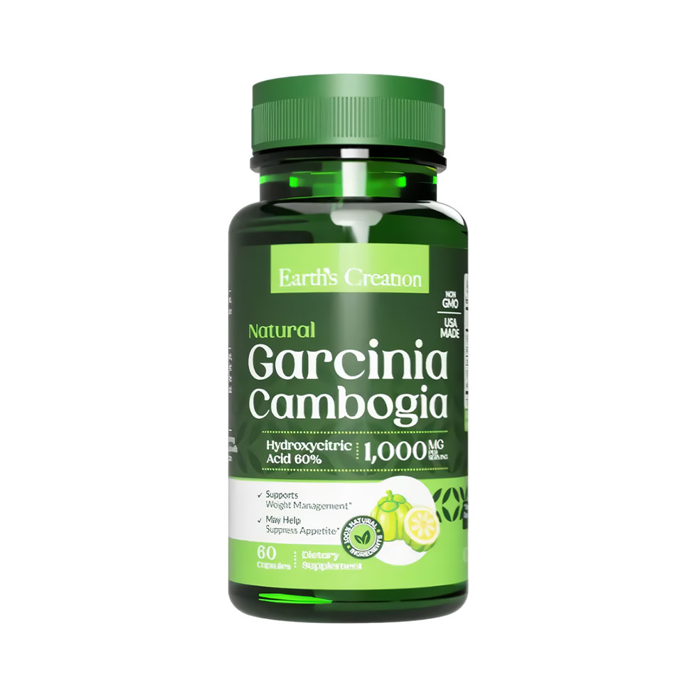 Vitamina Earth's Creation Garcinia Cambogia 1000MG 60 Cápsulas