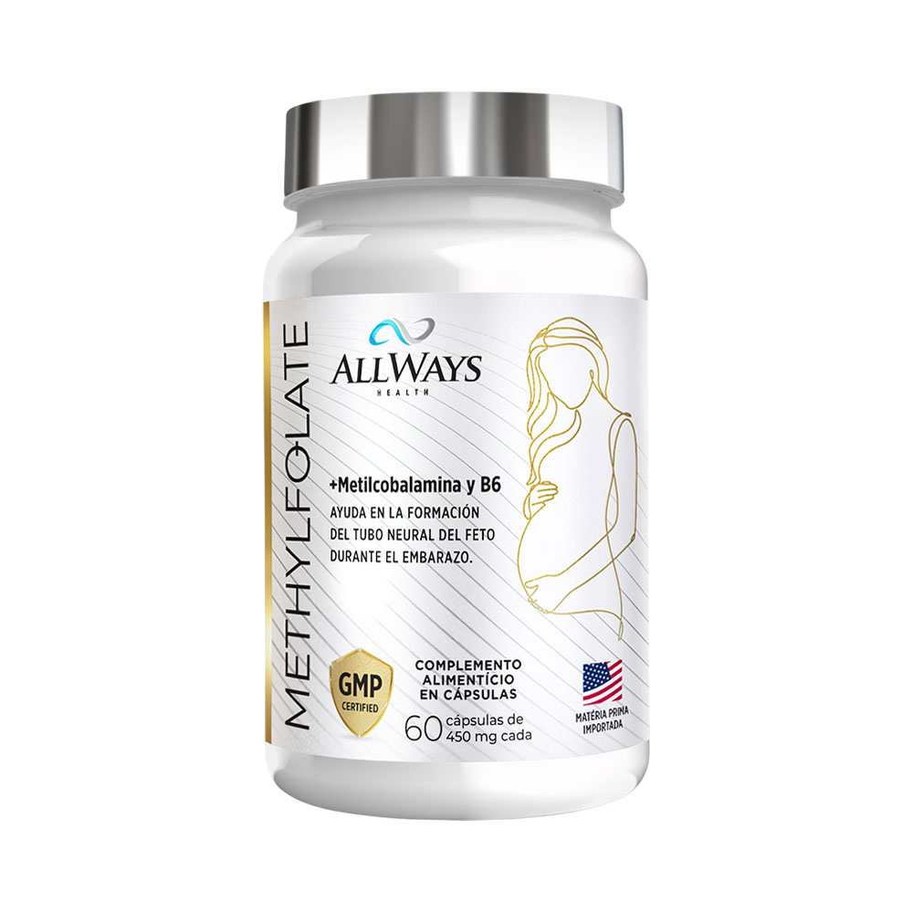 Suplemento Allways Health Methylofate 450MG 60 Capsulas