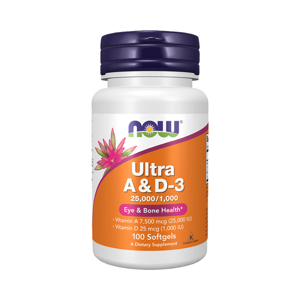 Vitamina Now Ultra a & D-3 100 Capsulas