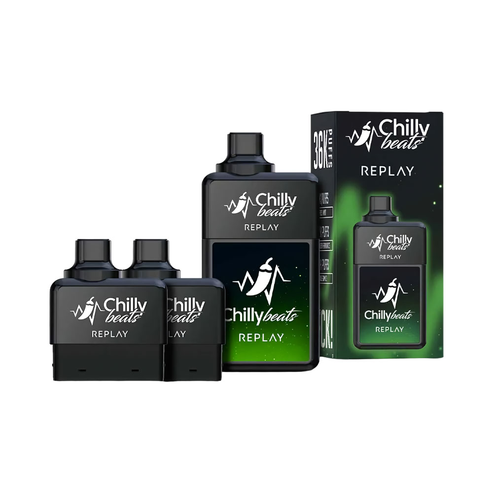 Pod Descartável Chilly Beats Replay Fresh Mint 36K Puffs