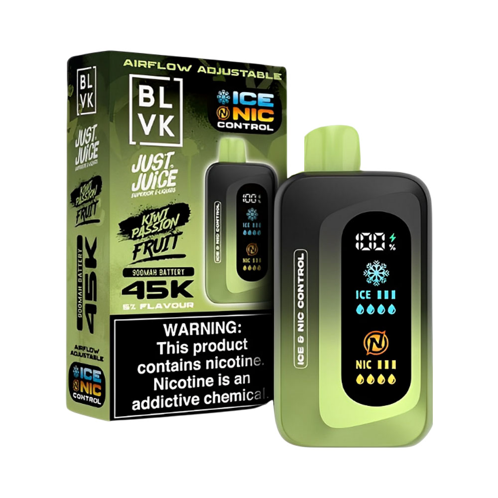 Pod Descartável Blvk Just Juice Kiwi Passion Fruit 45K Puffs