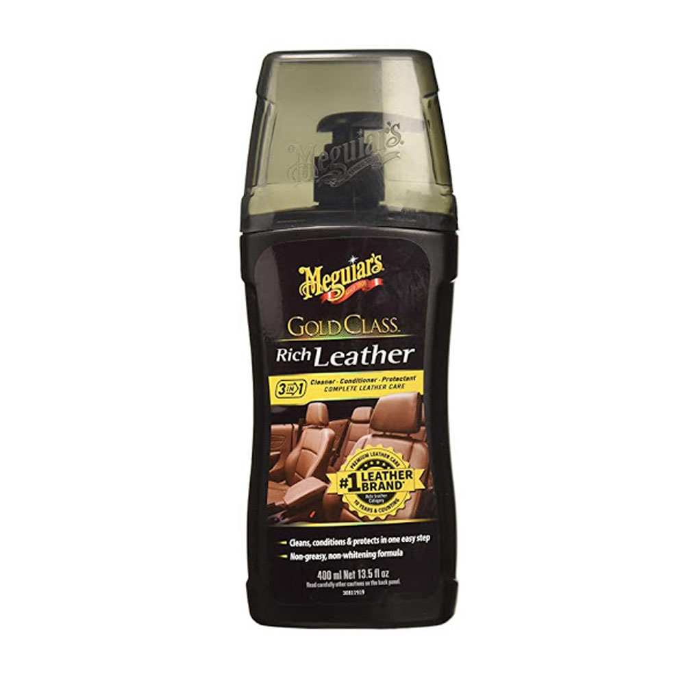 Loção de couro 3 em 1 Meguiars Gold Class Rich Leather Gel G17914